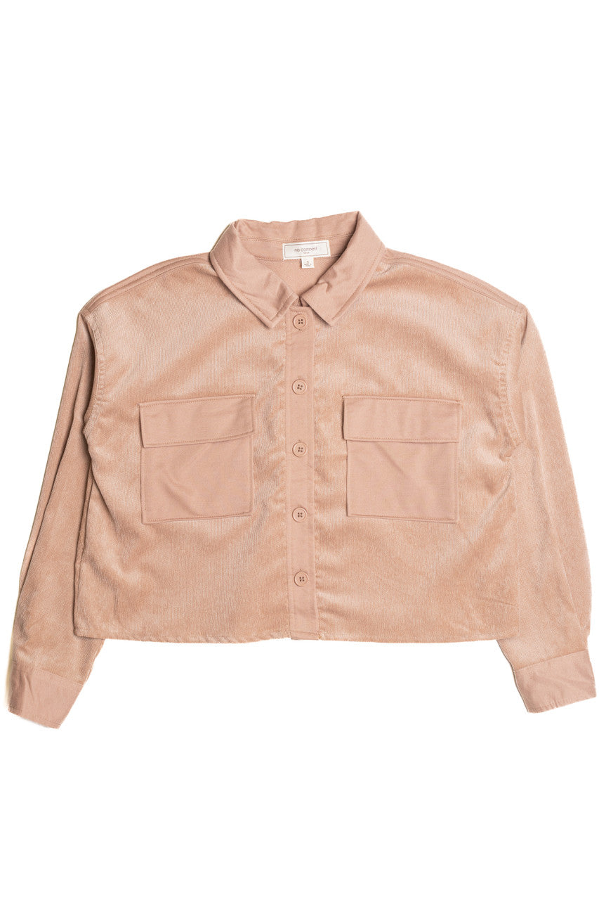 Crop Corduroy Shirt