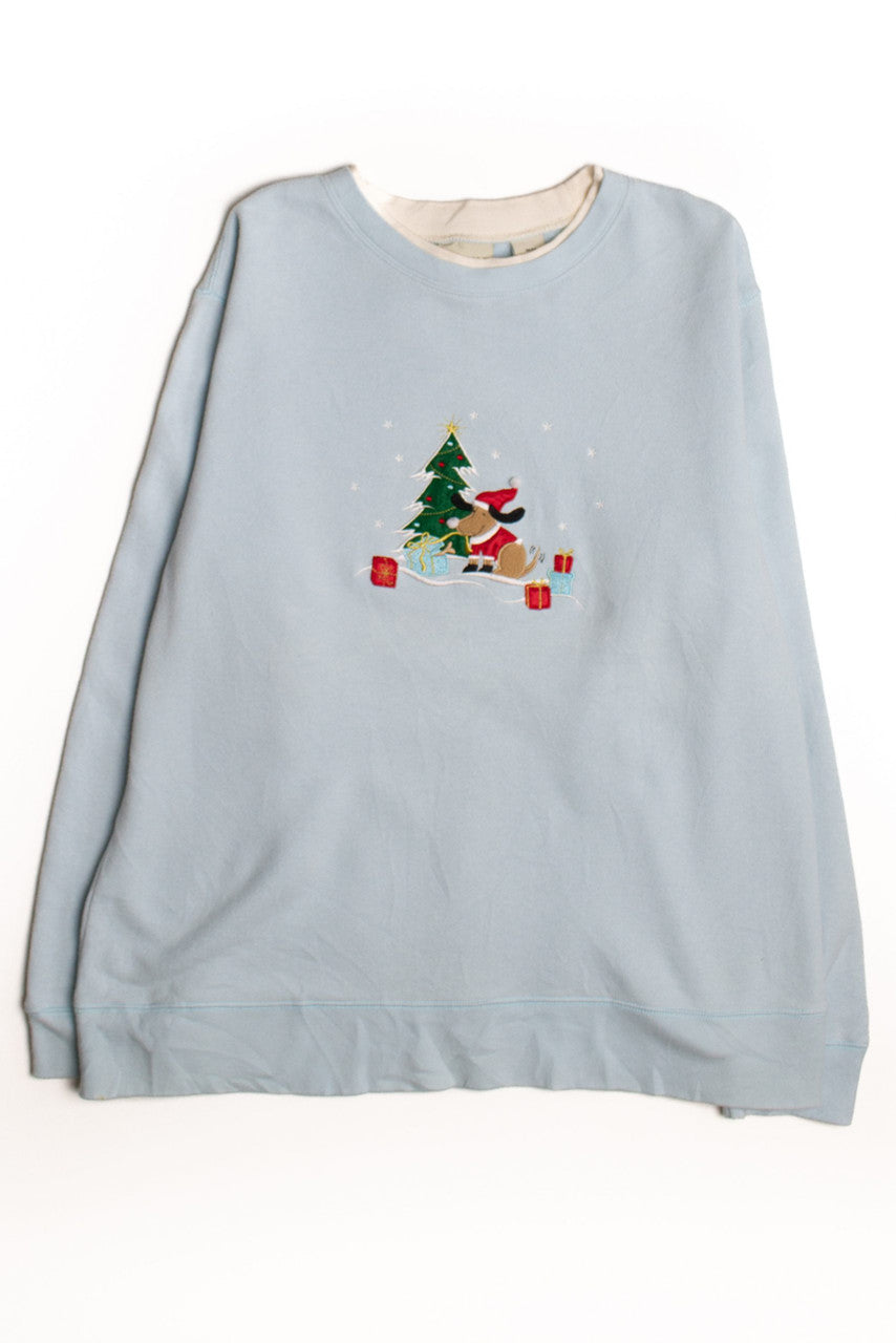 Blue Ugly Christmas Sweatshirt 58876