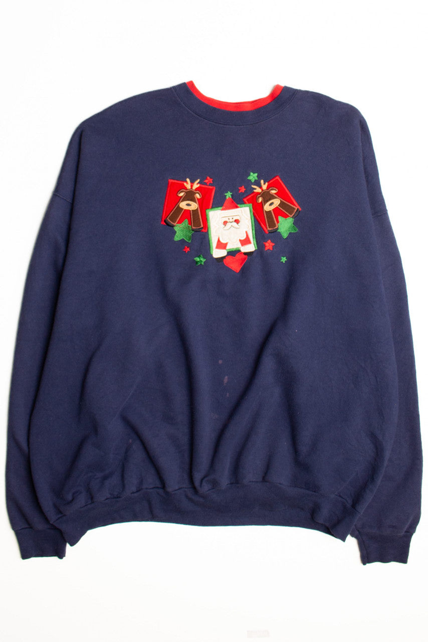 Blue Ugly Christmas Sweatshirt 58884