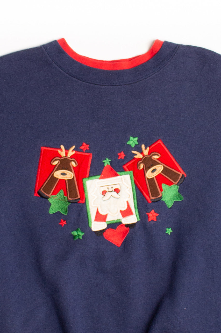 Blue Ugly Christmas Sweatshirt 58884