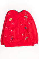 Red Ugly Christmas Cardigan 58889