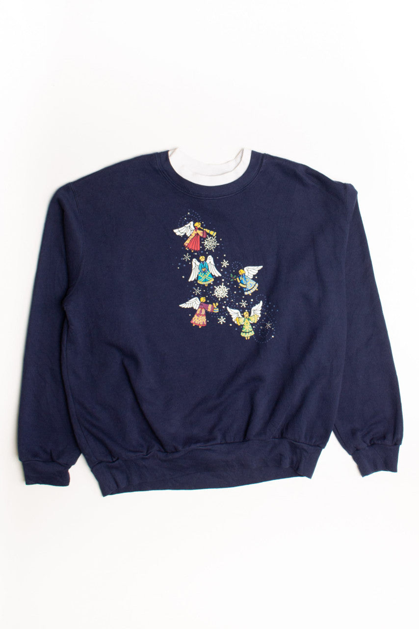 Blue Ugly Christmas Sweatshirt 58902