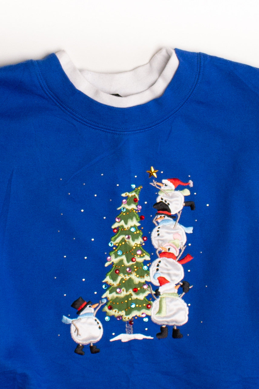 Blue Ugly Christmas Sweatshirt 58912