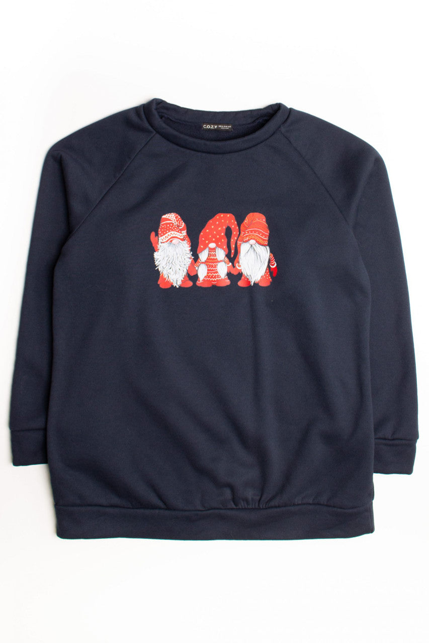 Blue Gnome Ugly Christmas Sweatshirt 58921