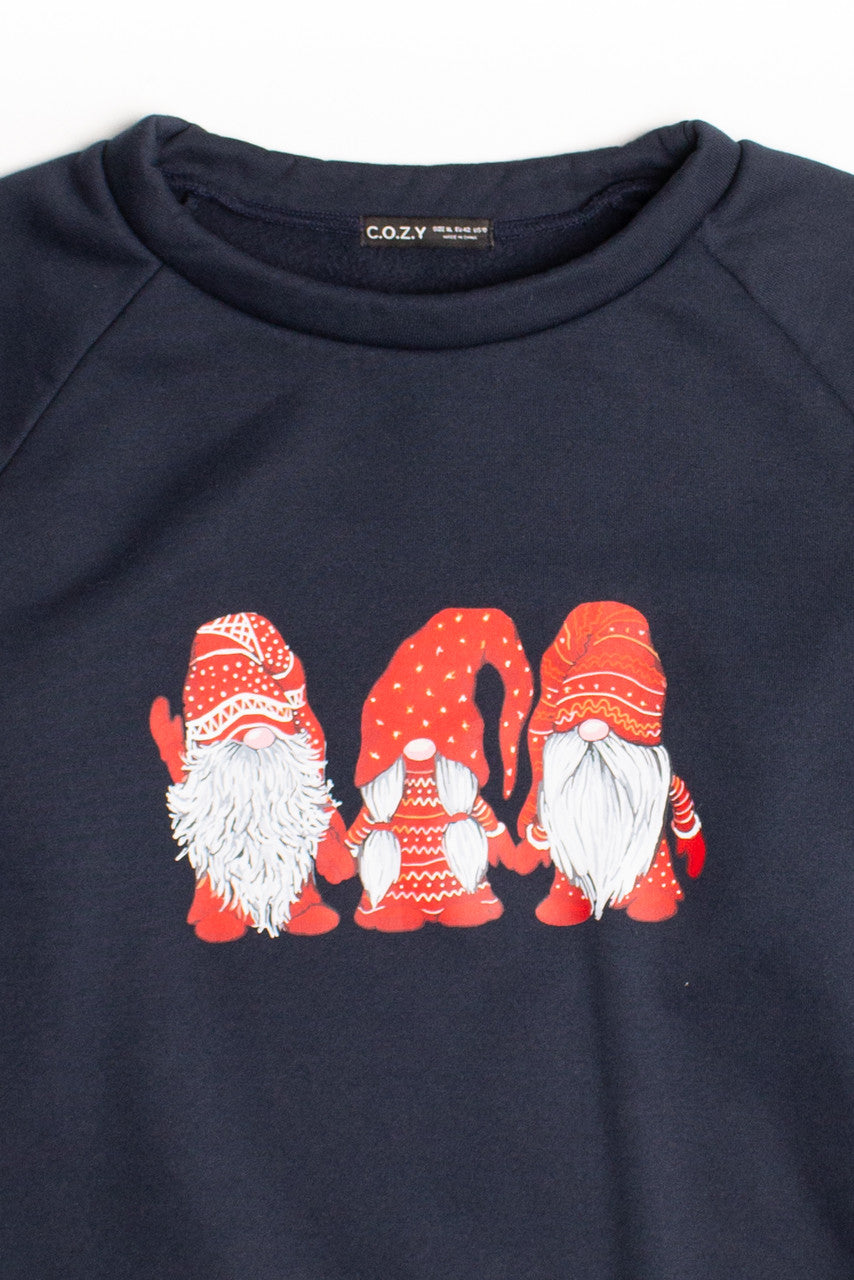 Blue Gnome Ugly Christmas Sweatshirt 58921