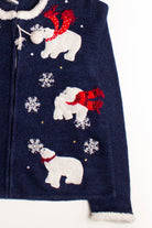 Blue Ugly Christmas Cardigan 58945