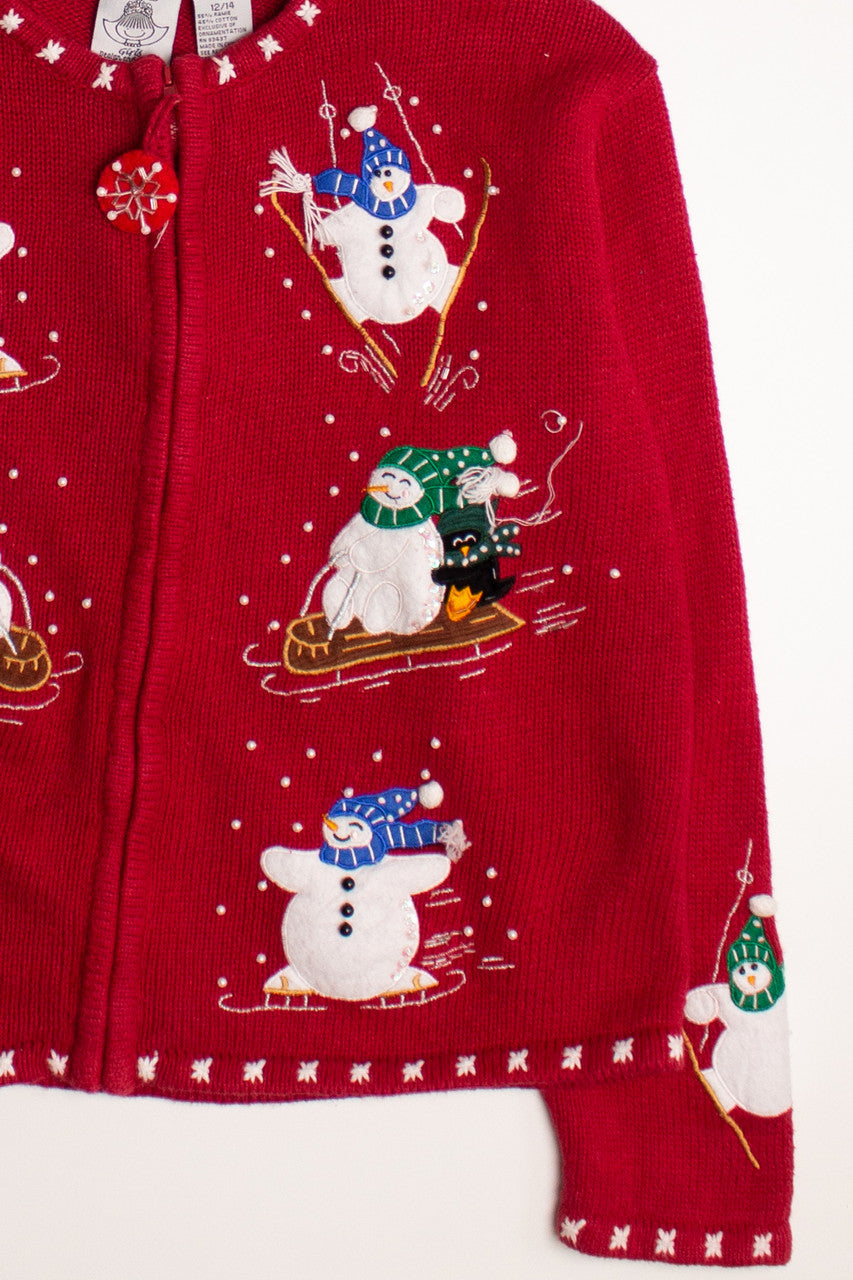 Red Ugly Christmas Cardigan 58946