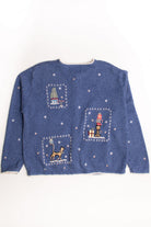 Blue Ugly Christmas Cardigan 58947