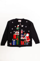 Black Ugly Christmas Cardigan 58953