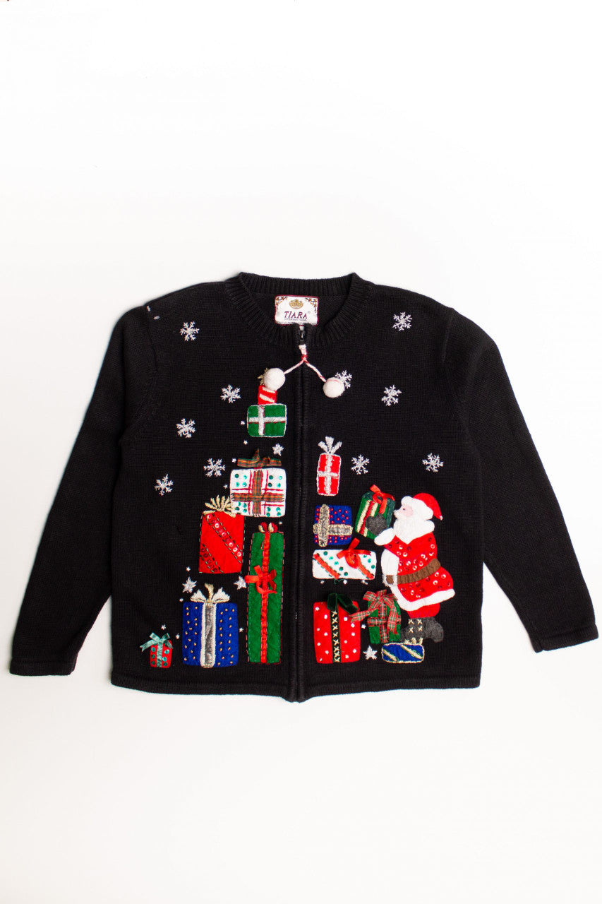 Black Ugly Christmas Cardigan 58953