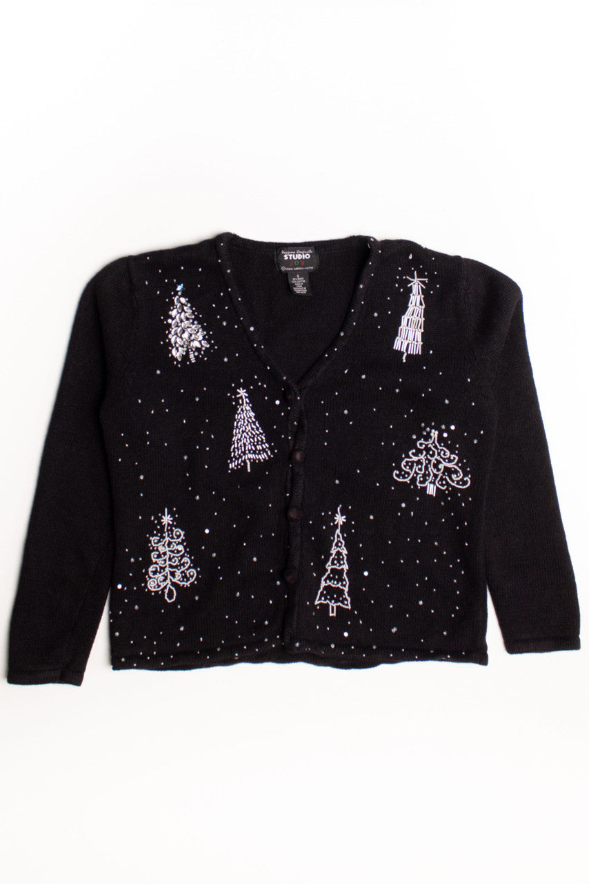 Black Ugly Christmas Cardigan 58963