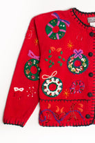 Red Ugly Christmas Cardigan 58966