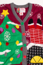 Purple Ugly Christmas Cardigan 58967