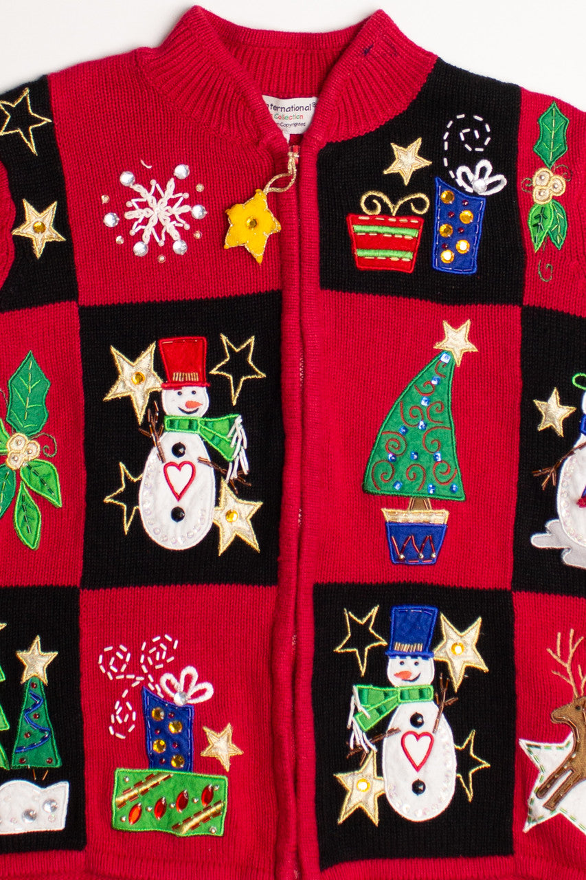 Red Ugly Christmas Cardigan 58968