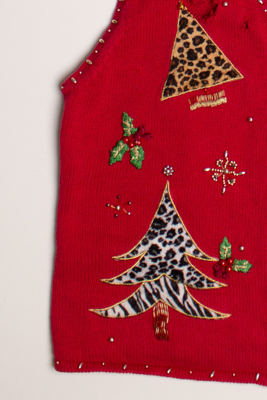 Red Ugly Christmas Vest 58978