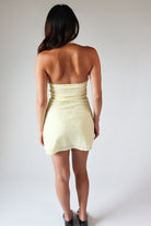 Satin Bow Halter Dress