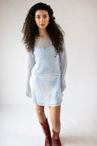 Seaside Crochet Mesh Sweater