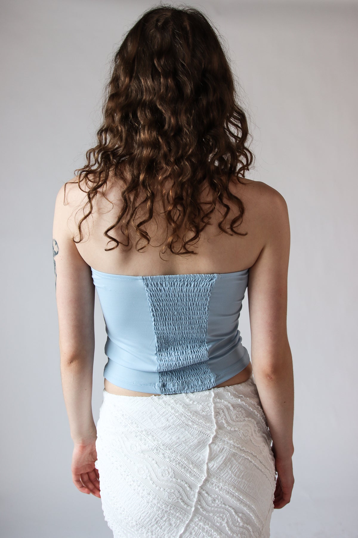 Sequin Beaded Tube Top