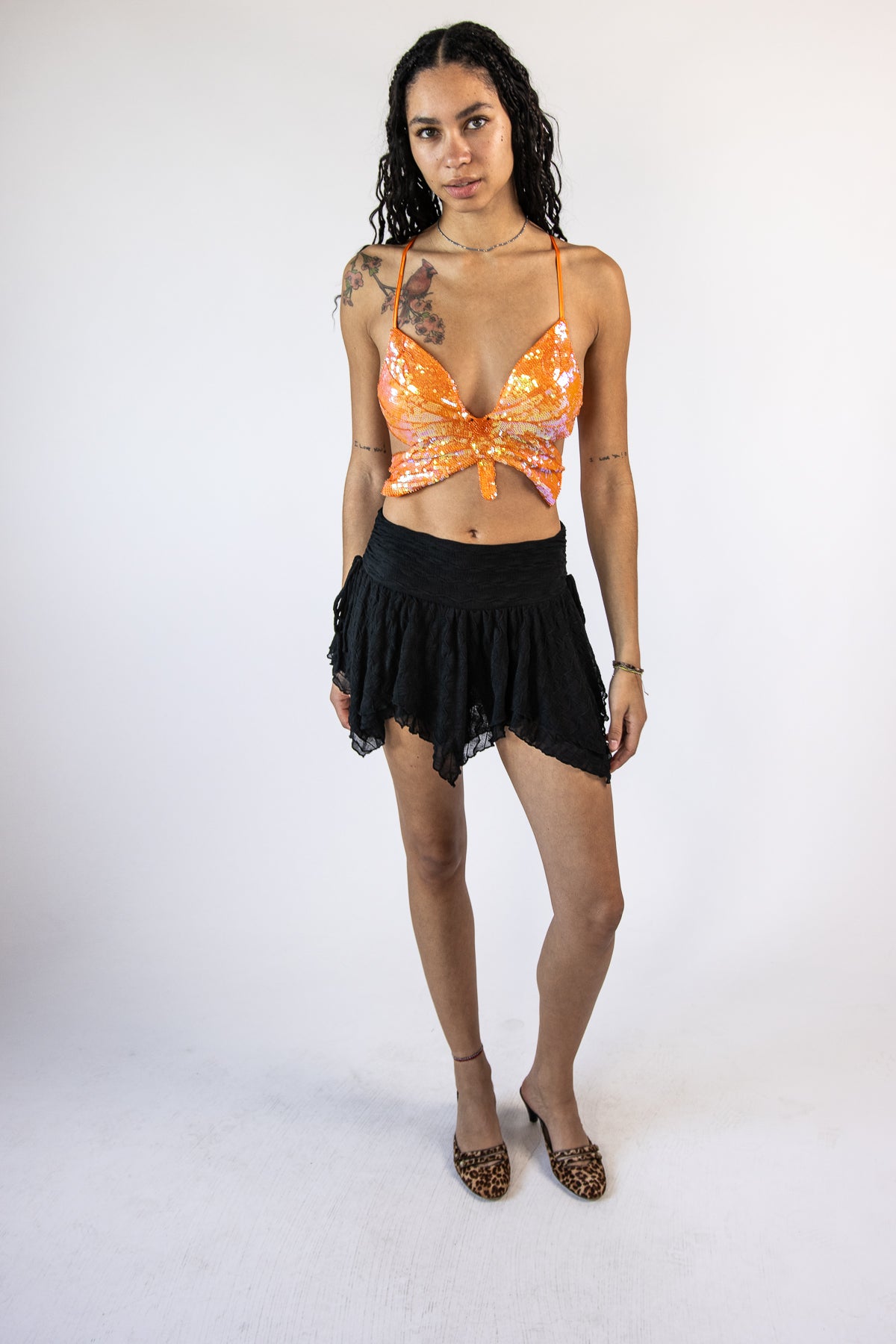 Sequin Butterfly Top
