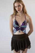 Sequin Butterfly Top