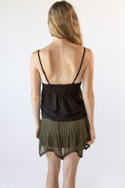 Sequin Chiffon Babydoll Cami