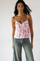 Sequin Floral Beaded Cami