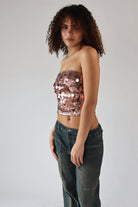 Sequin Tube Top
