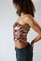 Sequin Tube Top