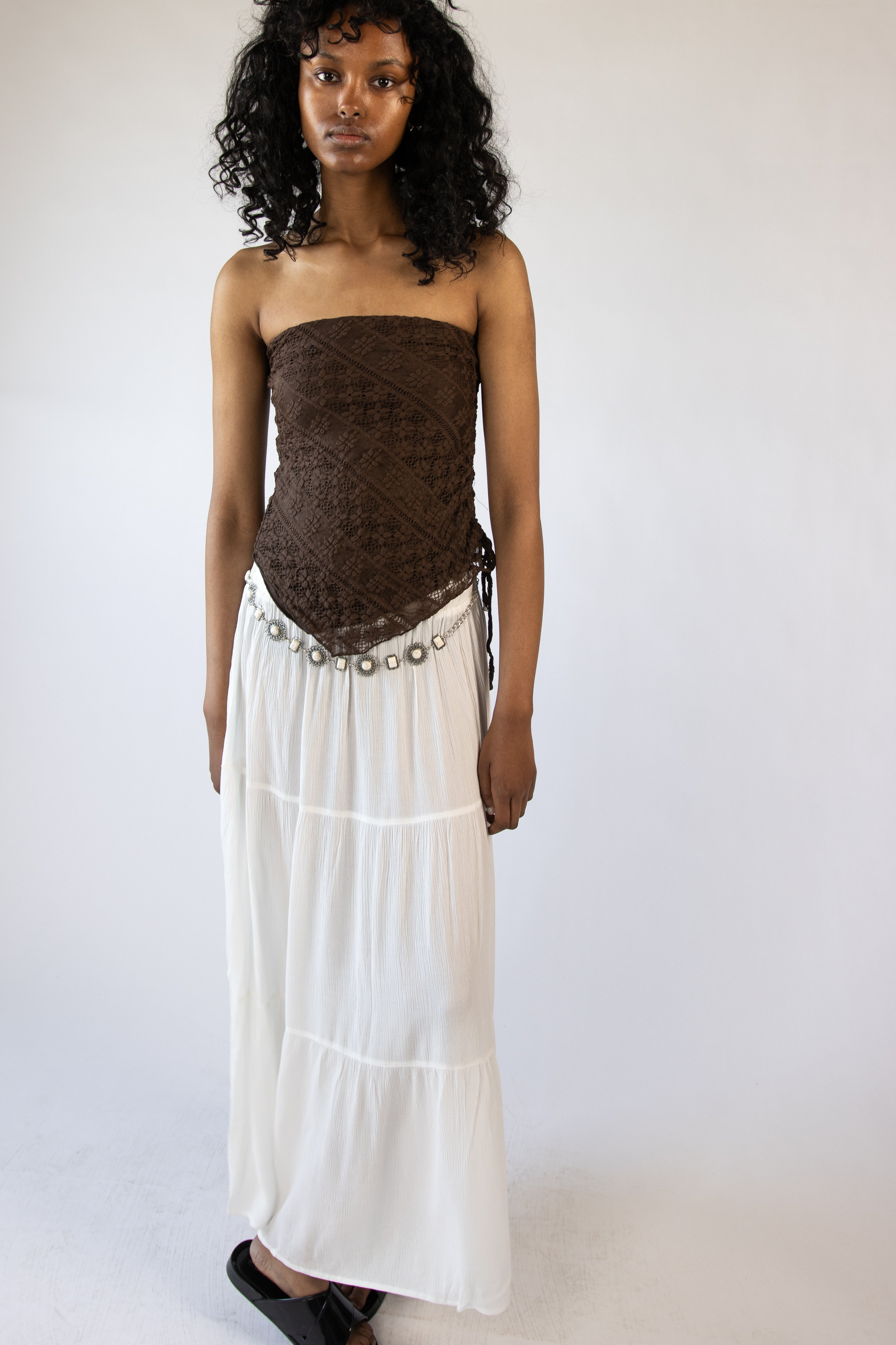 Side Ruched Floral Lace Tube Top – Ragstock