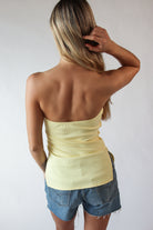 Side Ruched Tube Top