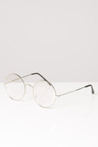 Large Round Clear Sunglasses