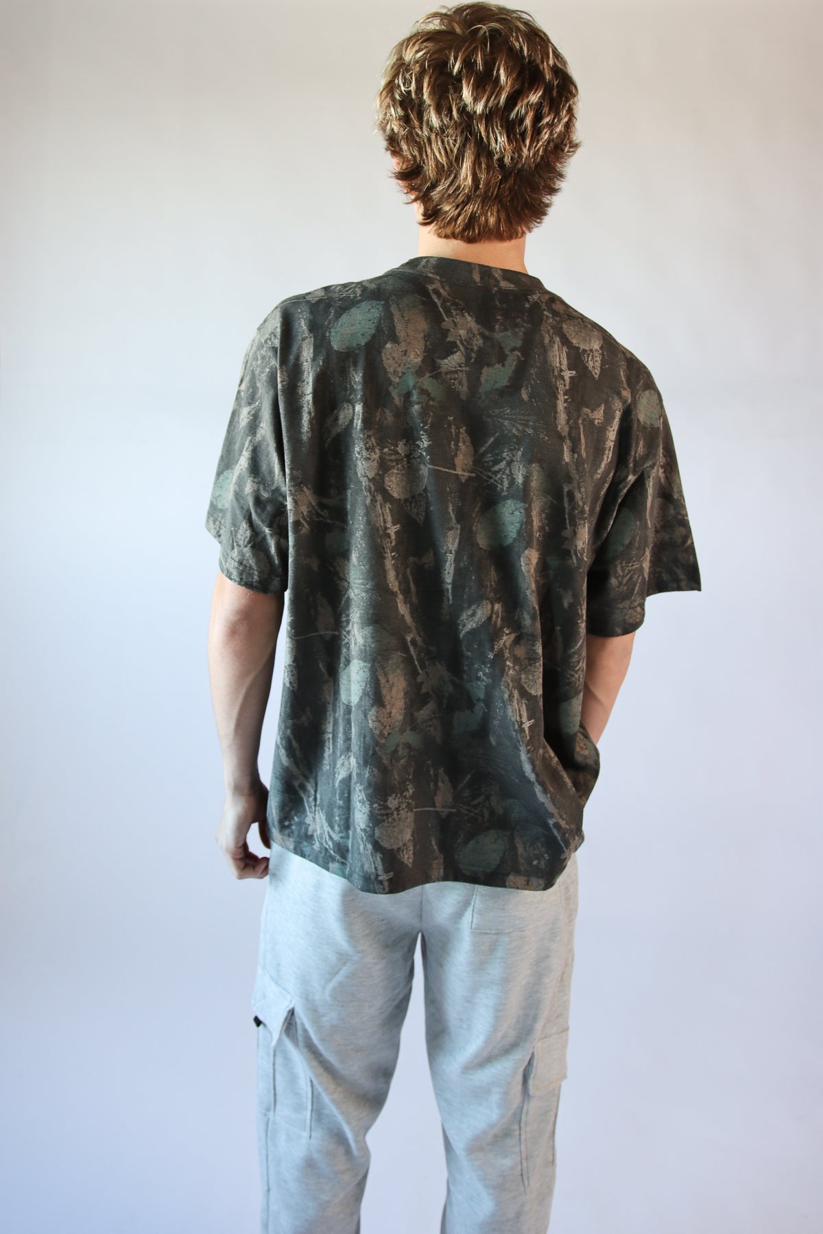 Snoopy Scout Woodland Camo Print T-Shirt