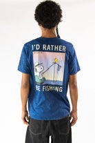 Snoopy Embroidered Fishing Tee