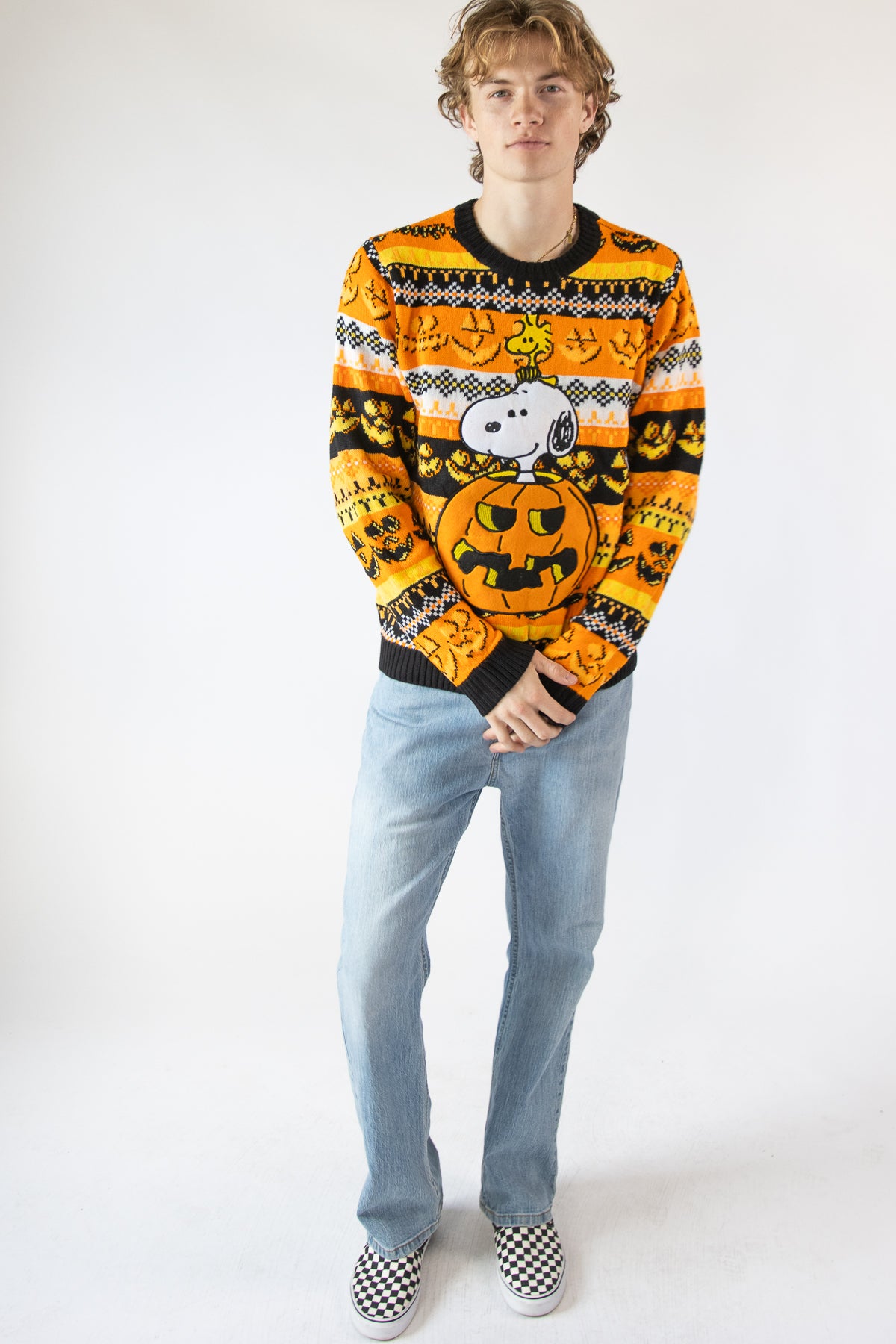 Snoopy Jack O' Lantern Sweater