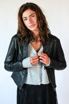 Solid Black Racing Jacket