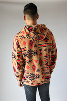 Southwest Pattern Sherpa Hoodie
