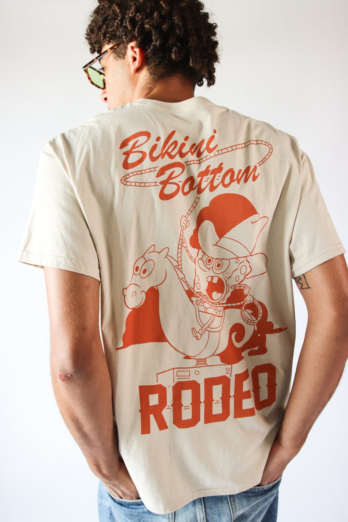 SpongeBob SquarePants Bikini Bottom Rodeo Graphic T-Shirt