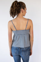 Stripe  Babydoll Cami Top