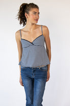 Stripe  Babydoll Cami Top
