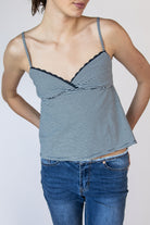 Stripe  Babydoll Cami Top