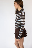 Polo Rib Stripe Pullover