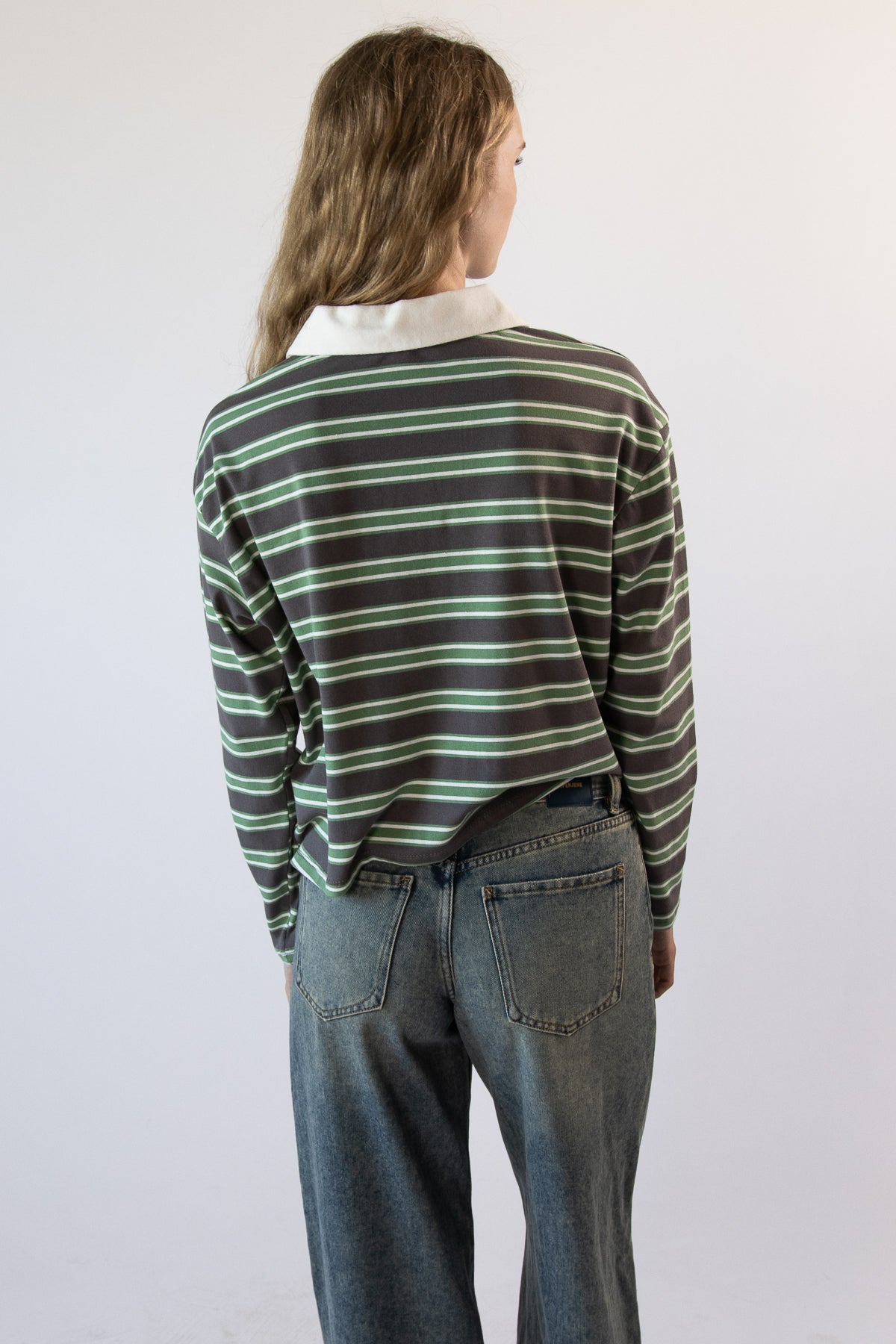 Boxy Stripe Polo