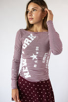 Stripe NYC Boatneck Longsleeve