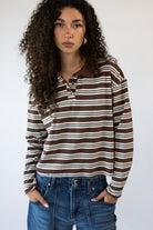 Boxy Stripe Polo
