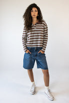 Boxy Stripe Polo