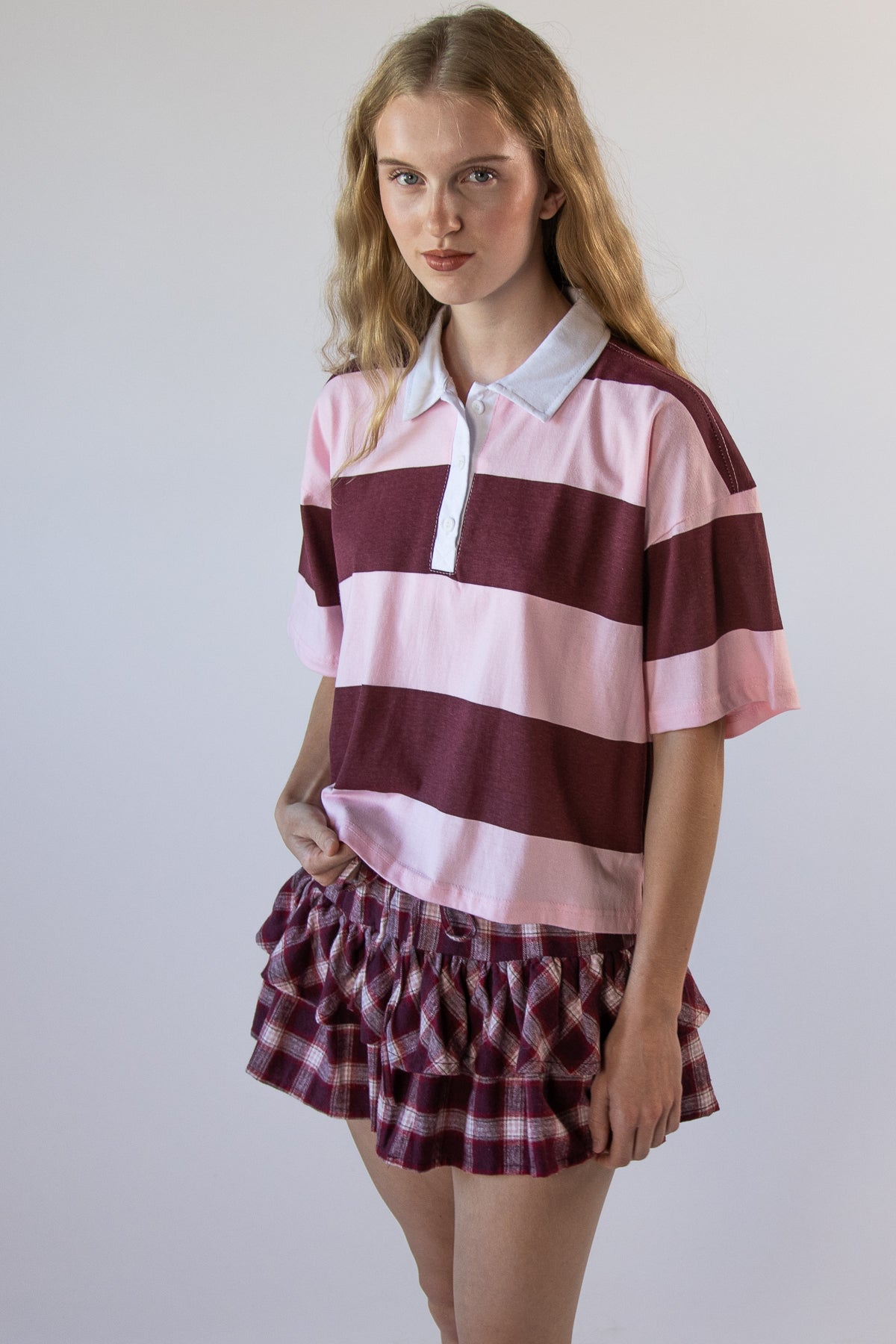 Stripe Rugby Polo