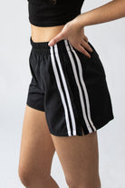 Side Striped Nylon Shorts