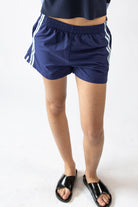 Side Striped Nylon Shorts