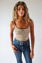 Striped Ringer Cami