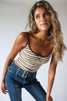 Striped Ringer Cami